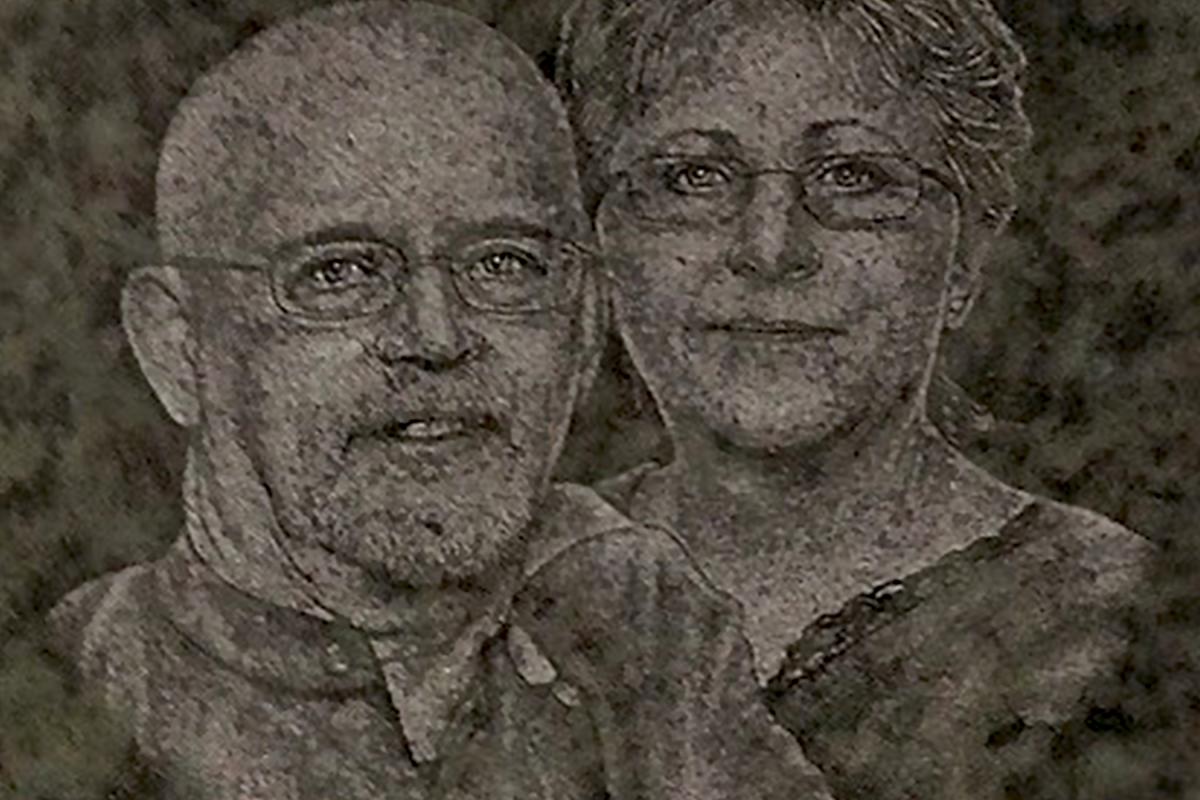 Diamond Etched Portrait