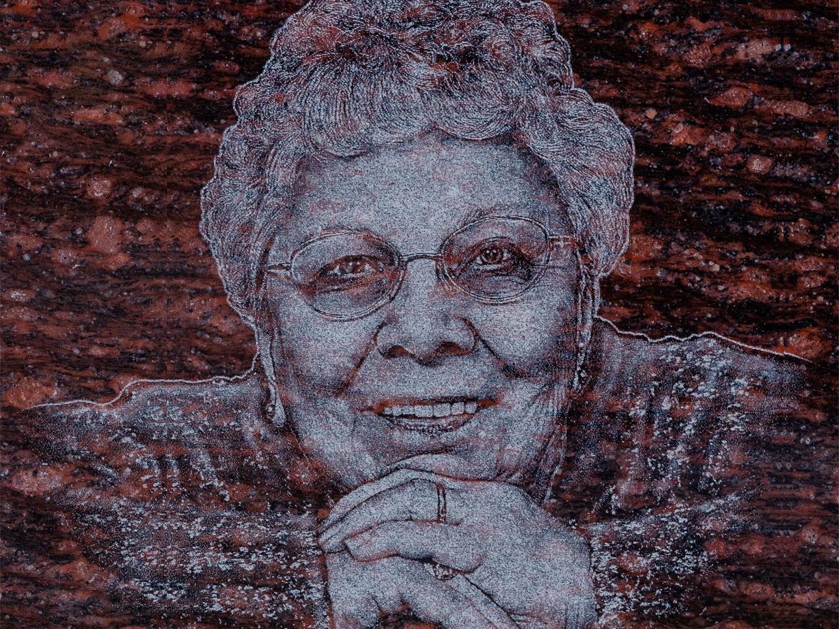 Diamond Etched Portrait