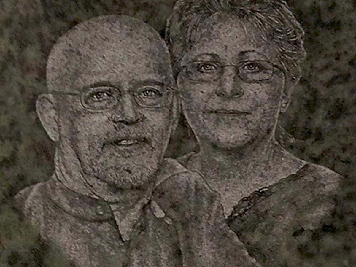 Diamond Etched Portrait